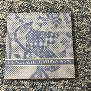 NEW Vintage Avon French Aster Birthday Book